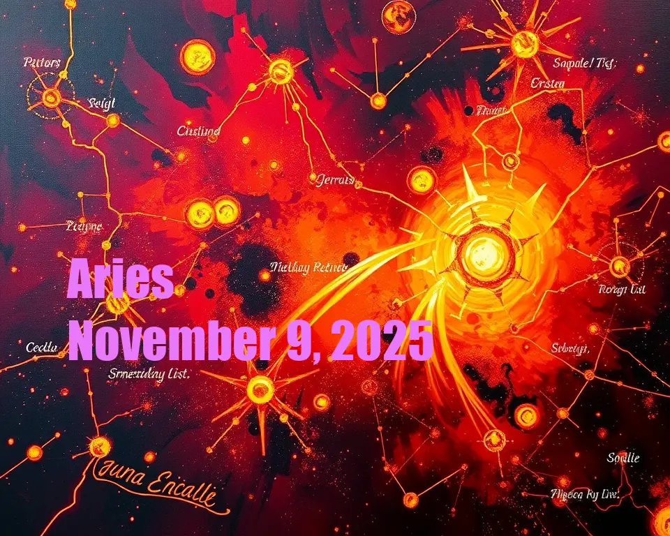 Aries - November 9, 2025