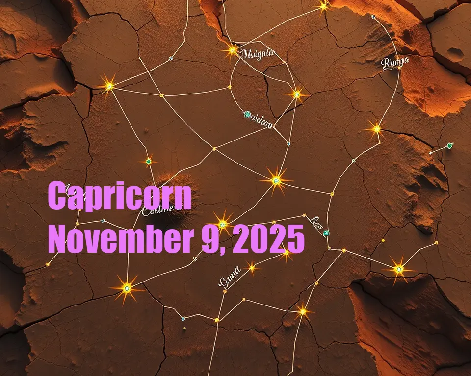 Capricorn - November 9, 2025