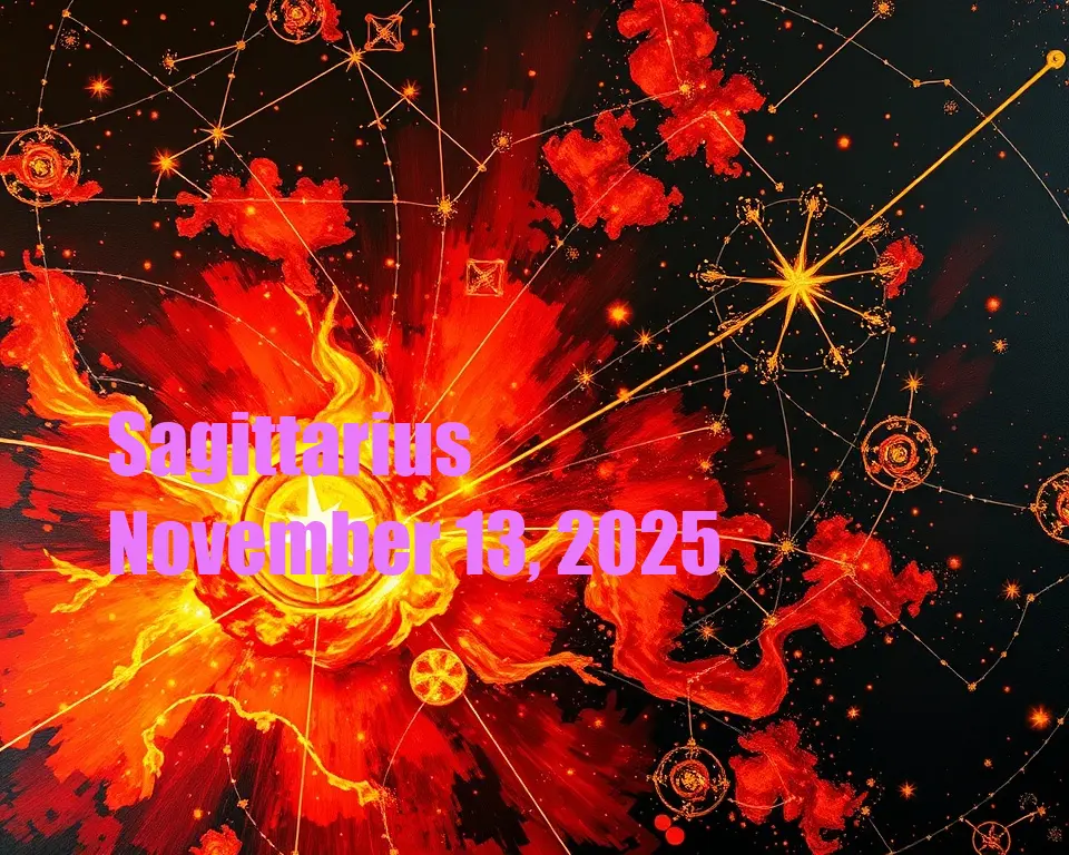 Sagittarius - November 13, 2025