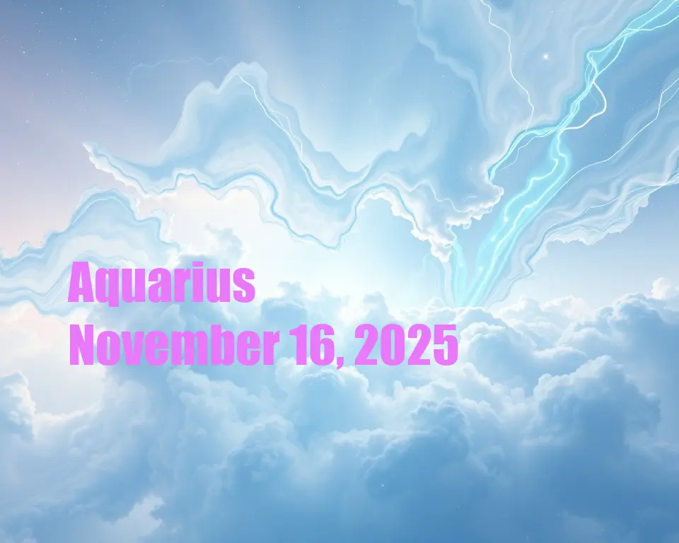 Aquarius - November 16, 2025