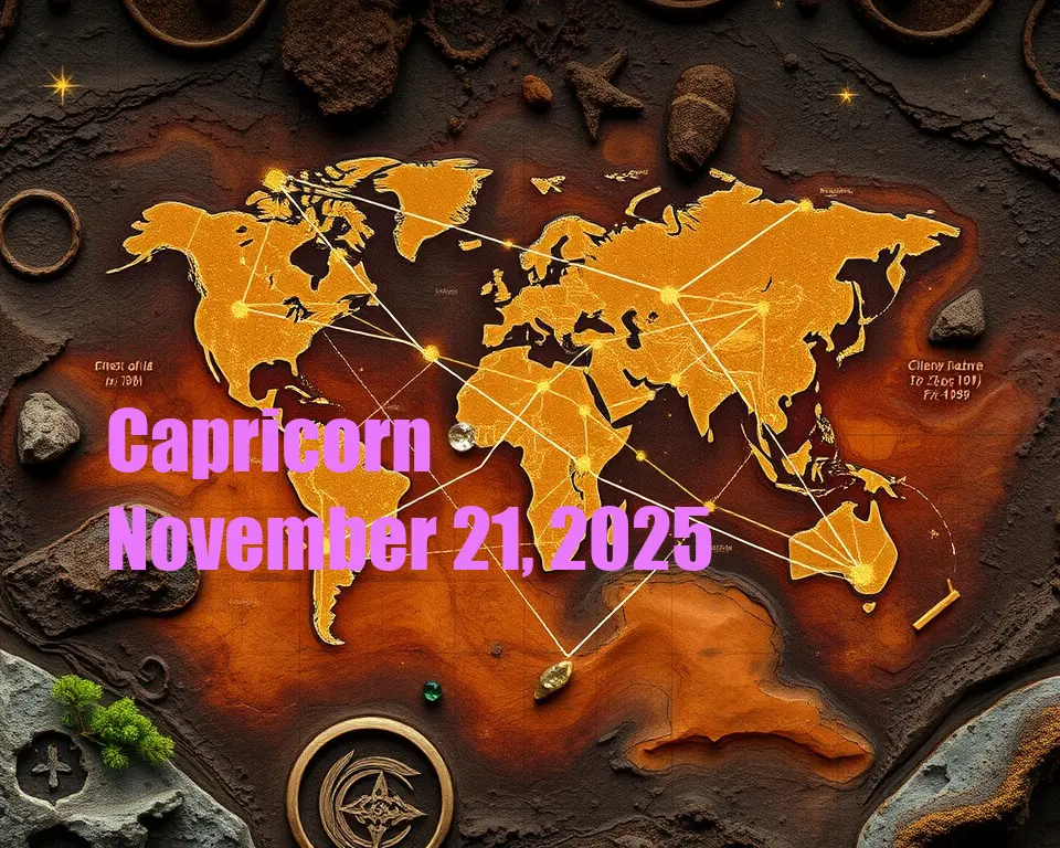Capricorn - November 21, 2025