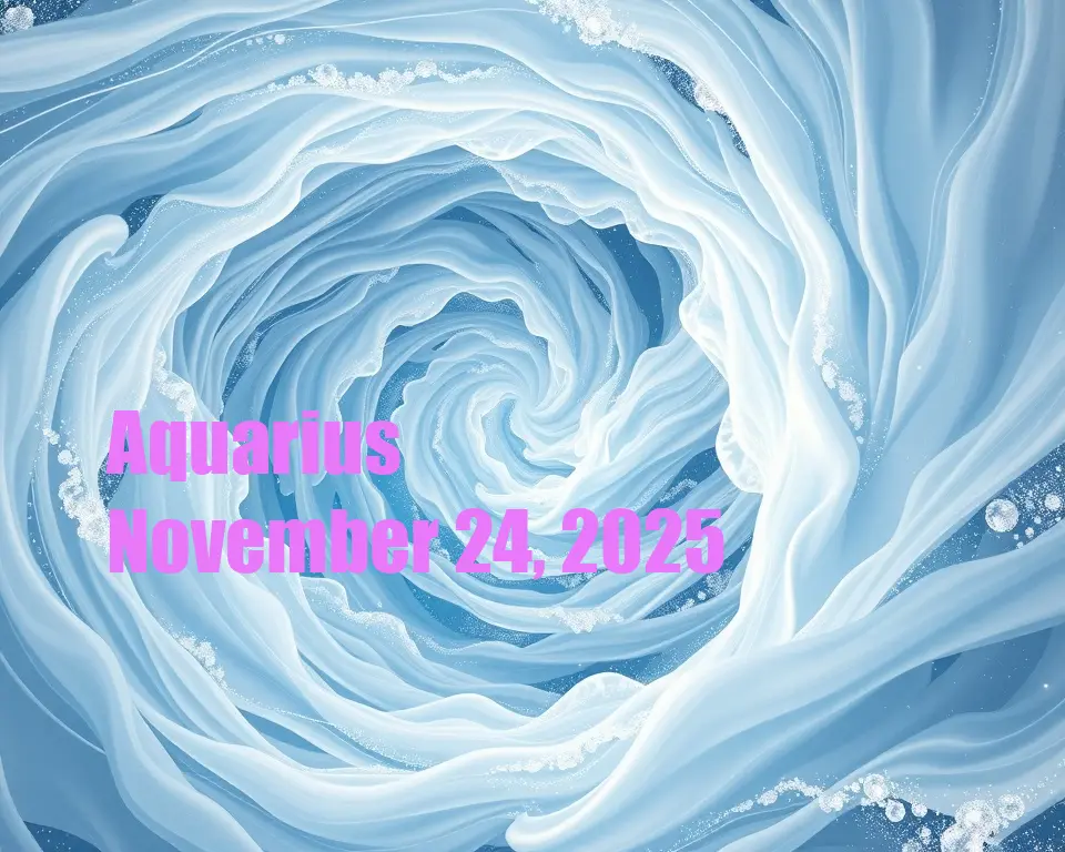 Aquarius - November 24, 2025