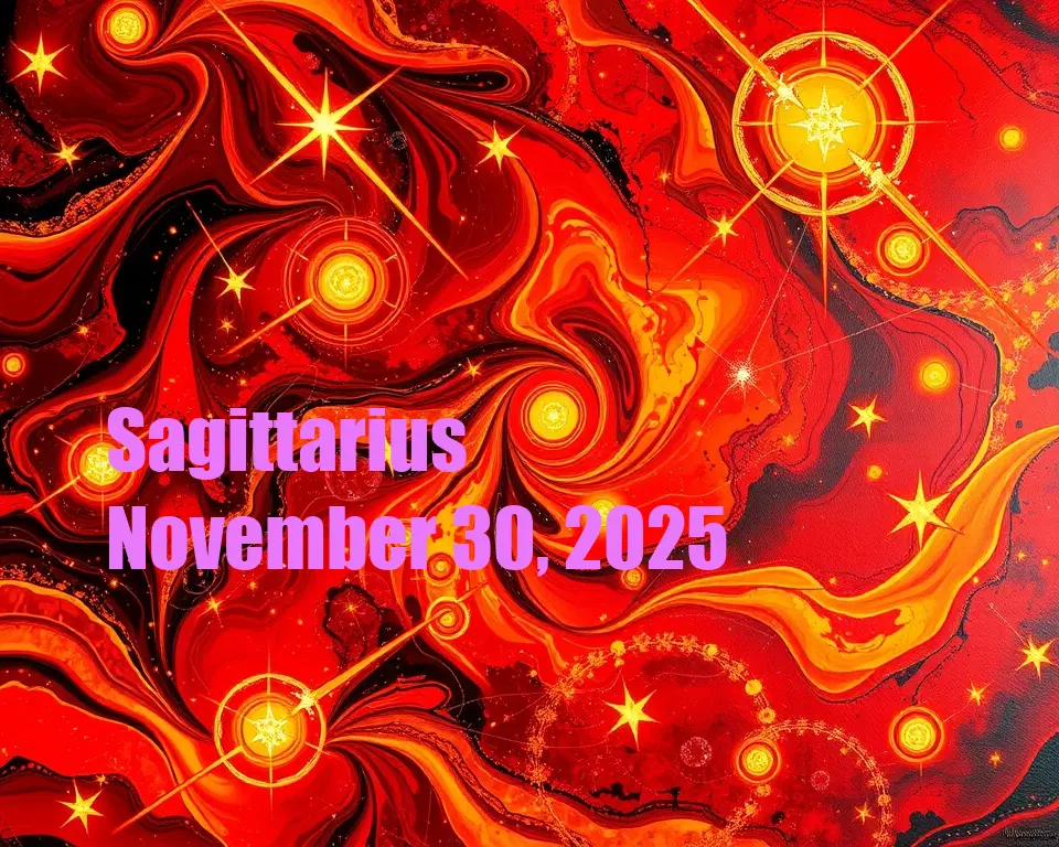 Sagittarius - November 30, 2025
