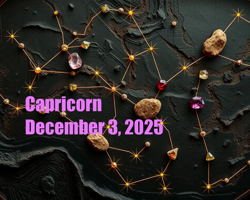 Capricorn - December 3, 2025
