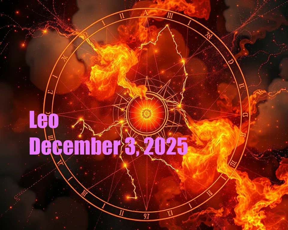 Leo - December 3, 2025