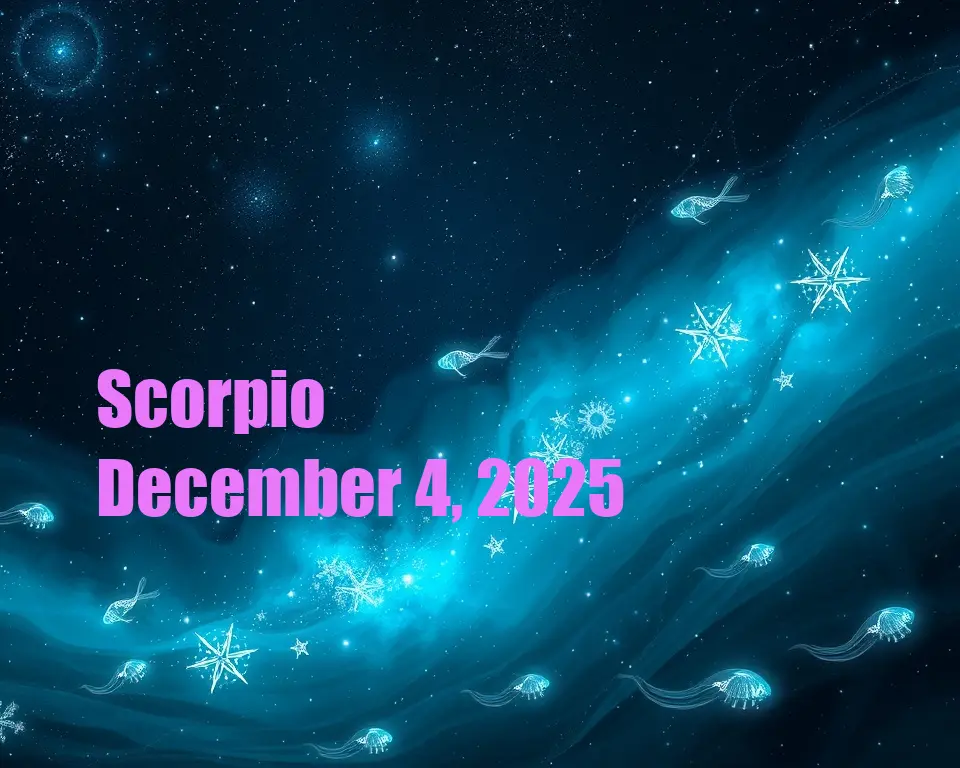 Scorpio - December 4, 2025