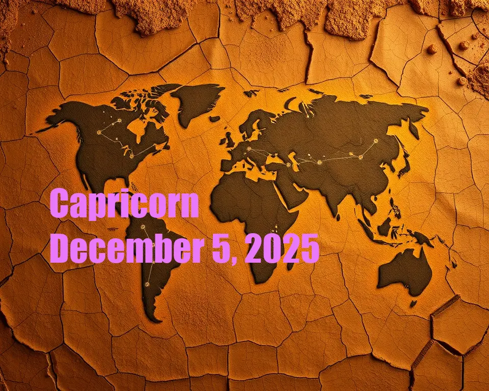 Capricorn - December 5, 2025