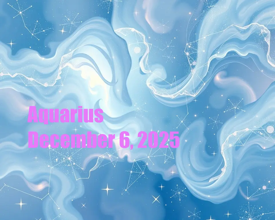Aquarius - December 6, 2025
