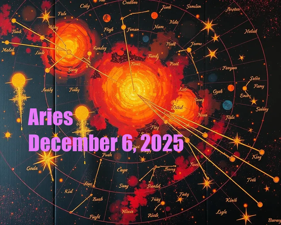Aries - December 6, 2025