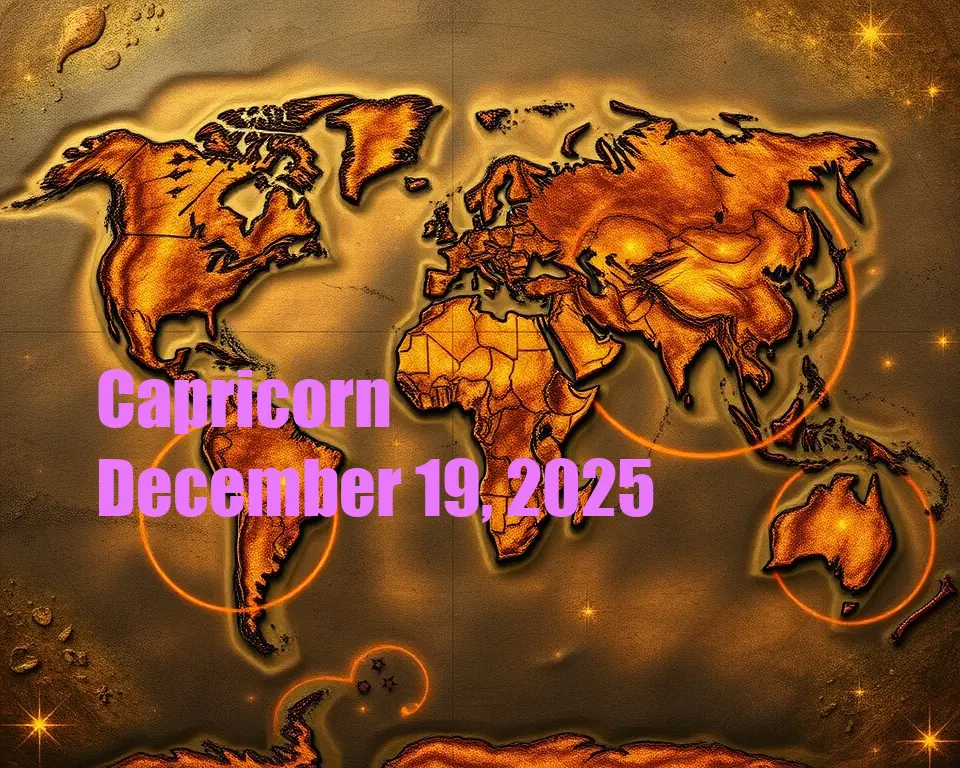 Capricorn - December 19, 2025
