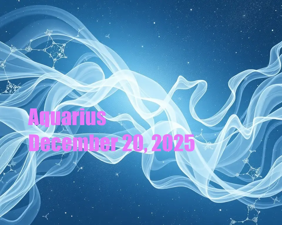 Aquarius - December 20, 2025