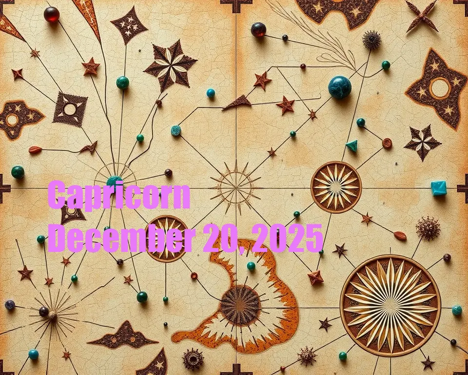 Capricorn - December 20, 2025