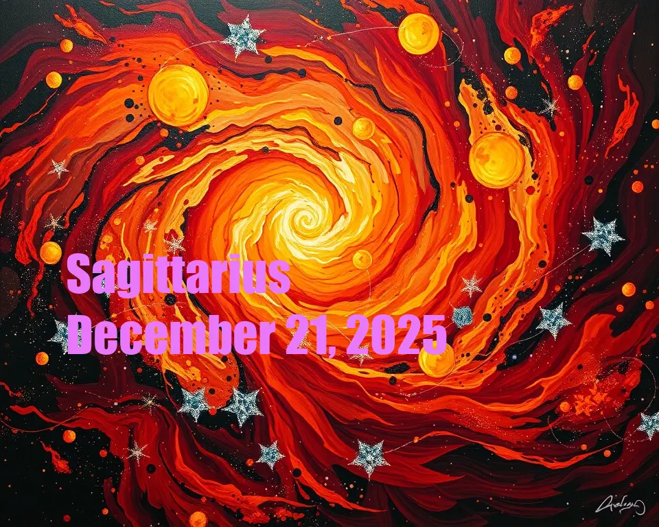 Sagittarius - December 21, 2025