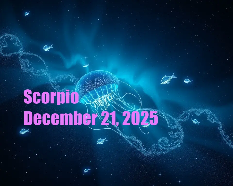 Scorpio - December 21, 2025