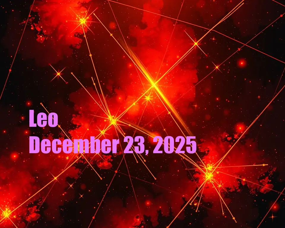 Leo - December 23, 2025