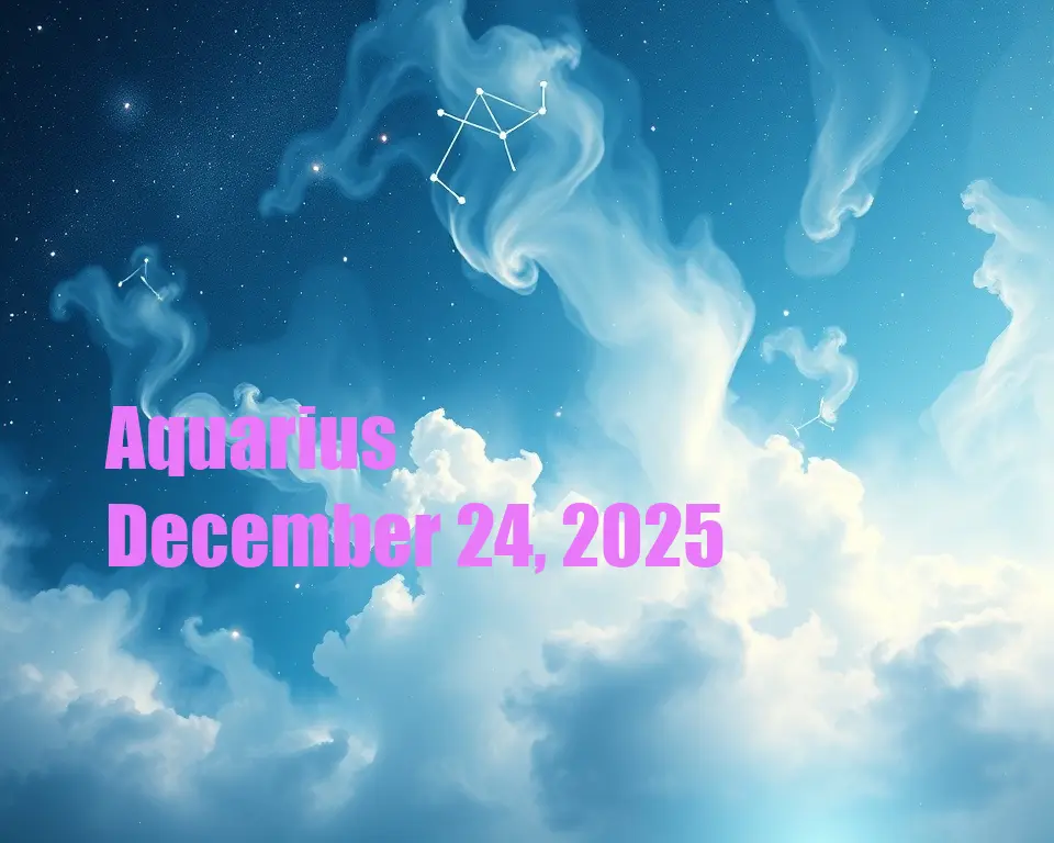 Aquarius - December 24, 2025