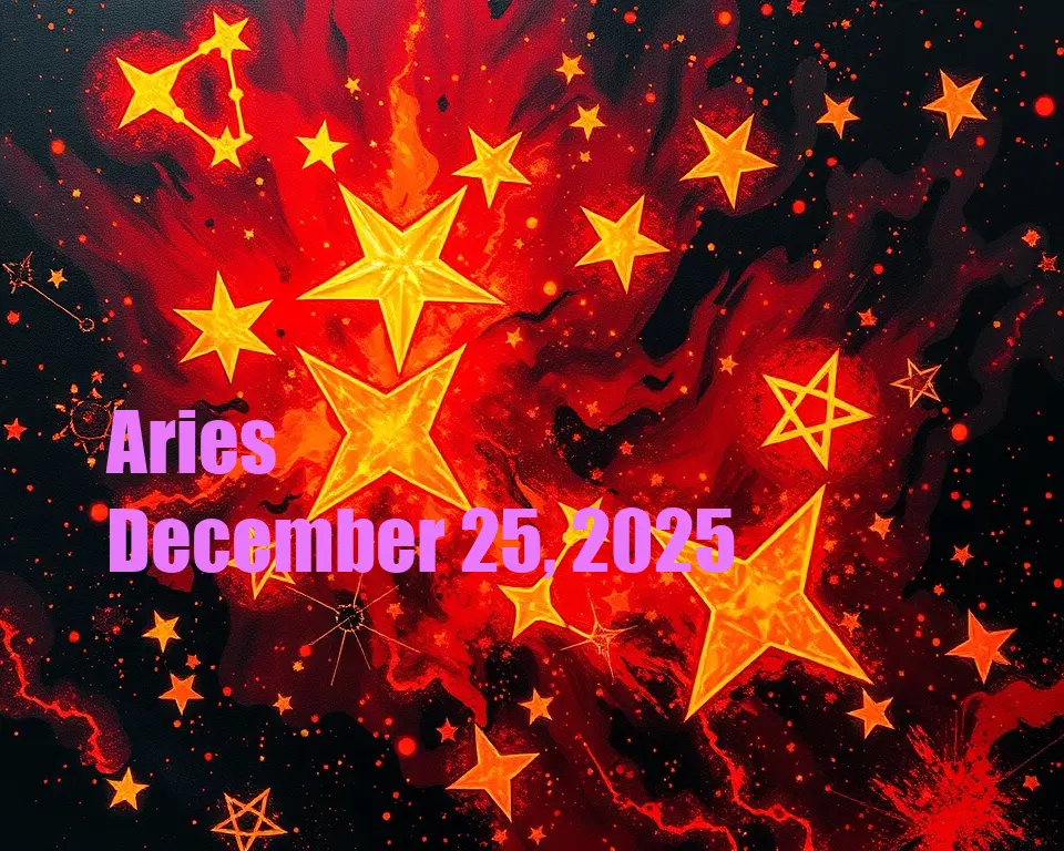 Aries - December 25, 2025