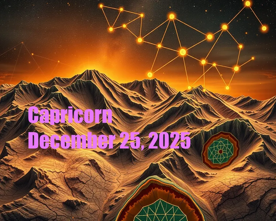 Capricorn - December 25, 2025