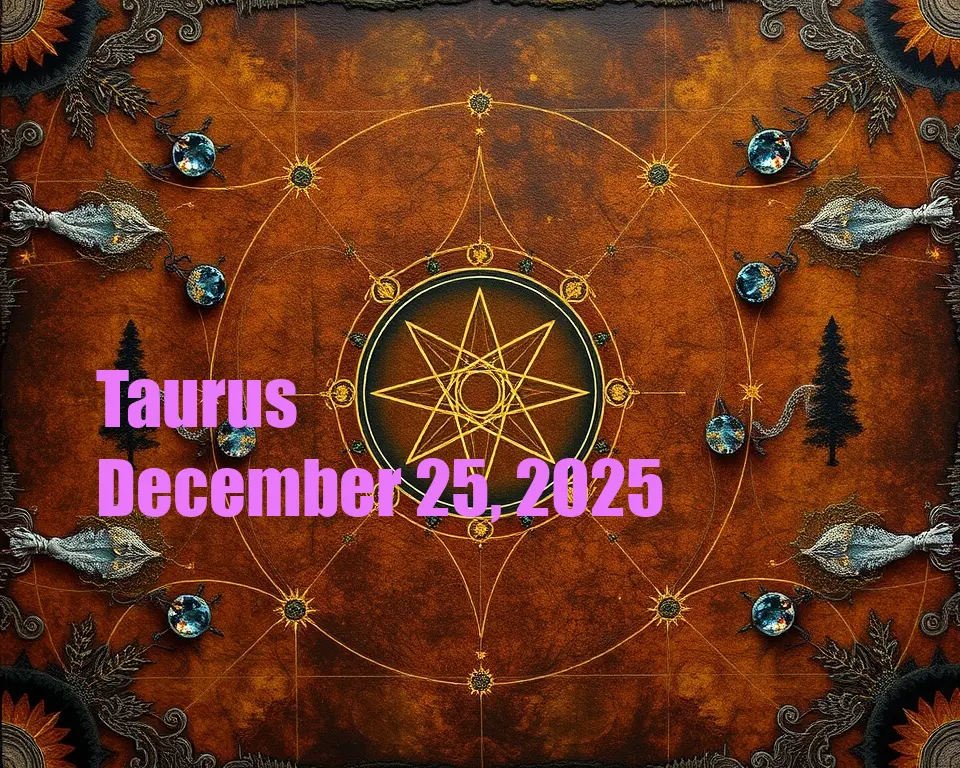 Taurus - December 25, 2025