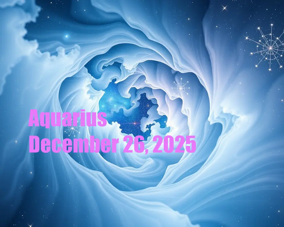 Aquarius - December 26, 2025