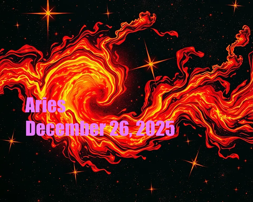 Aries - December 26, 2025
