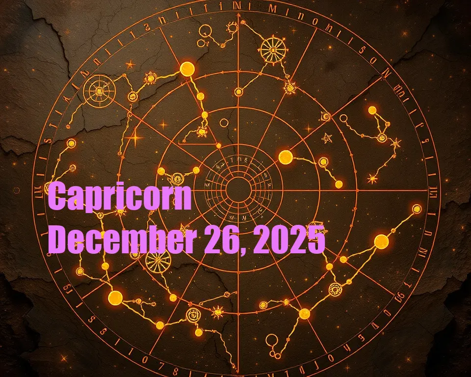 Capricorn - December 26, 2025
