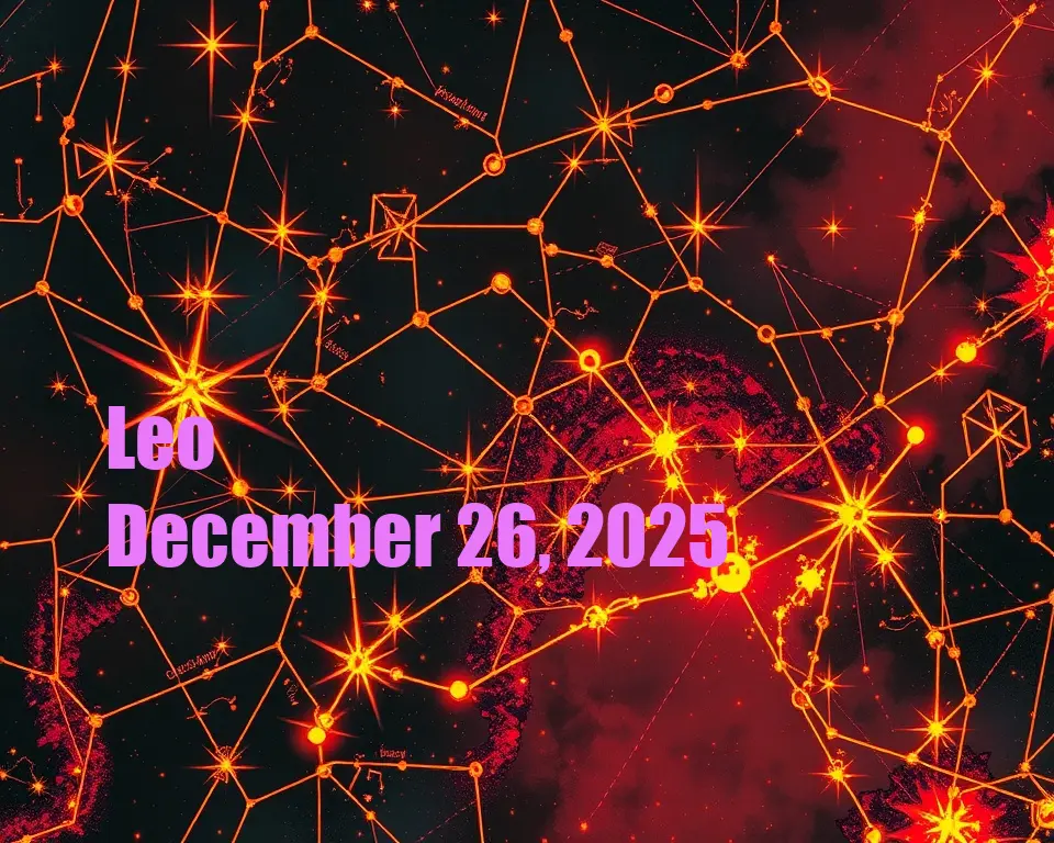 Leo - December 26, 2025