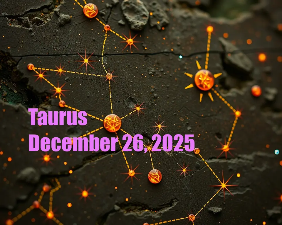 Taurus - December 26, 2025