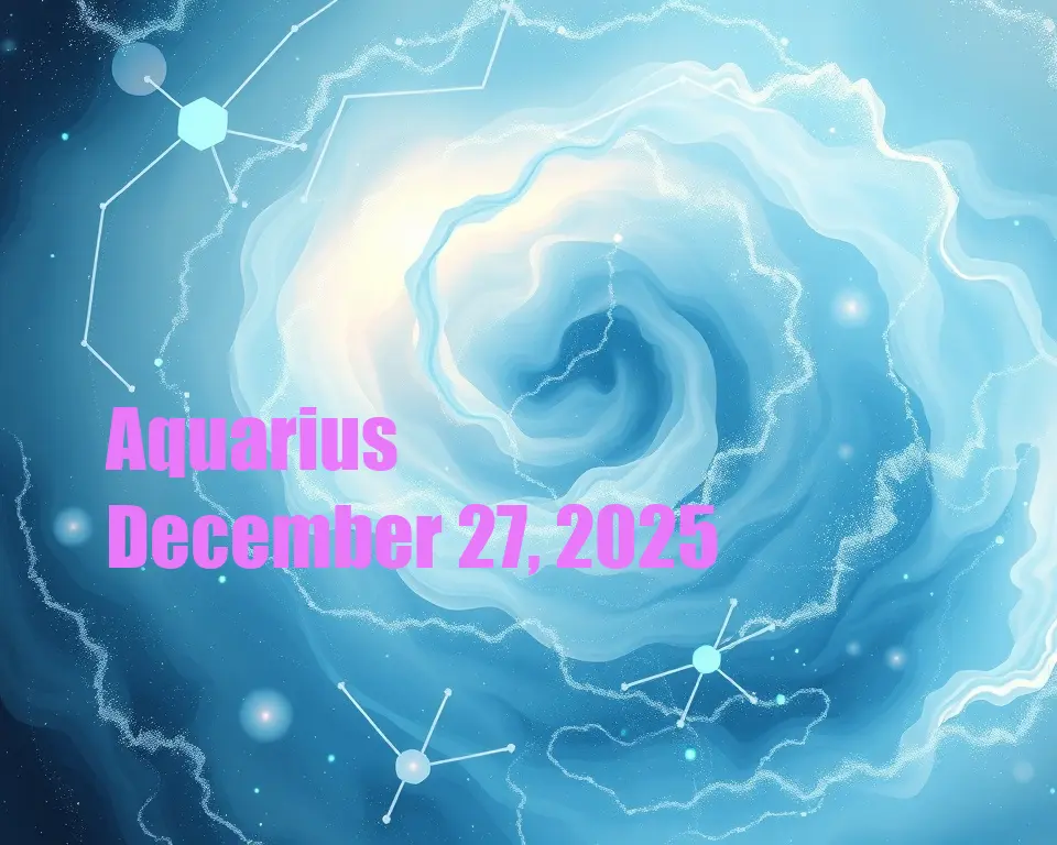 Aquarius - December 27, 2025