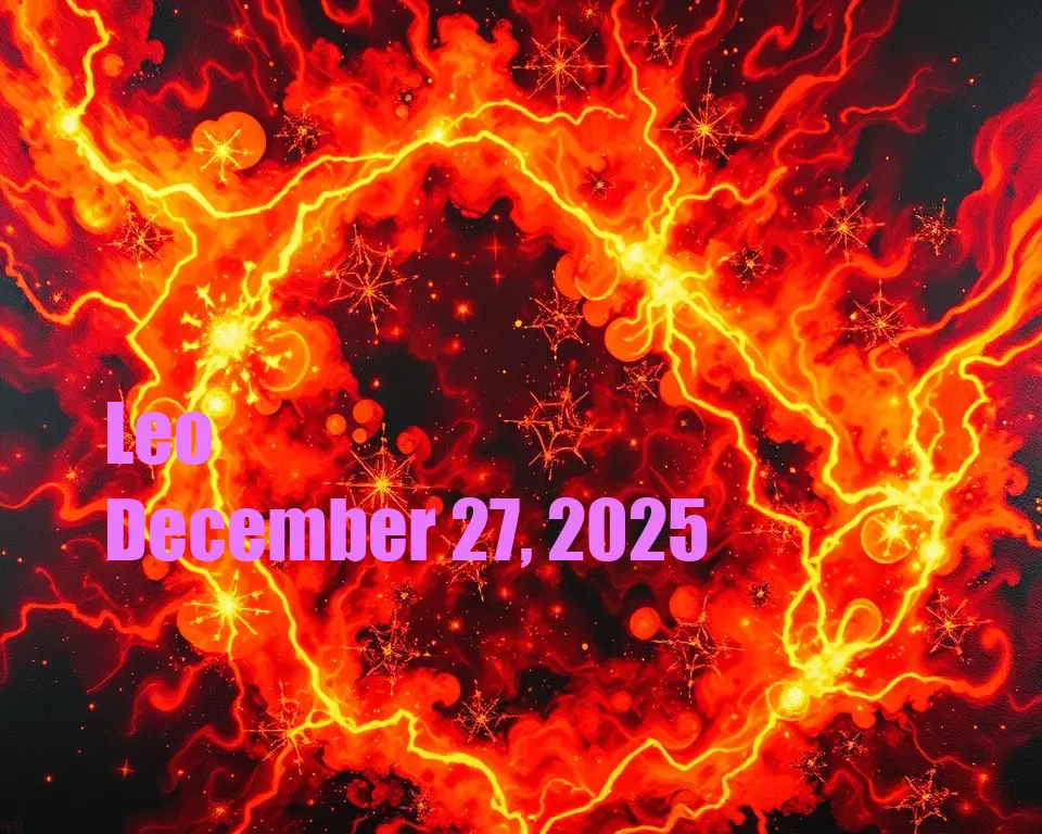 Leo - December 27, 2025