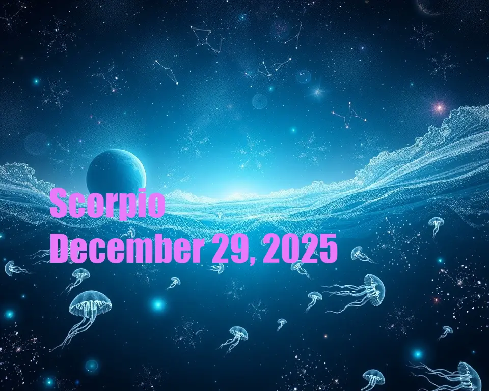 Scorpio - December 29, 2025