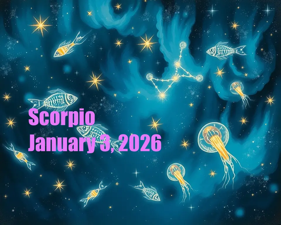 Scorpio - January 3, 2026