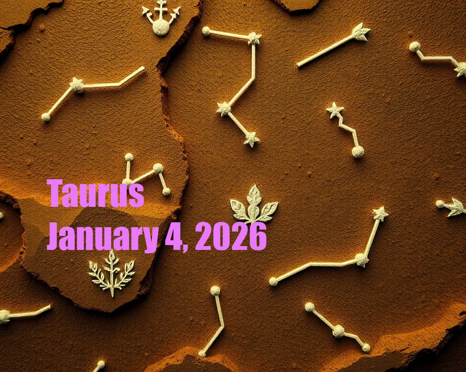Taurus - January 4, 2026