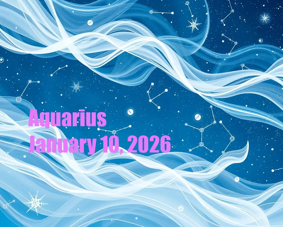 Aquarius - January 10, 2026