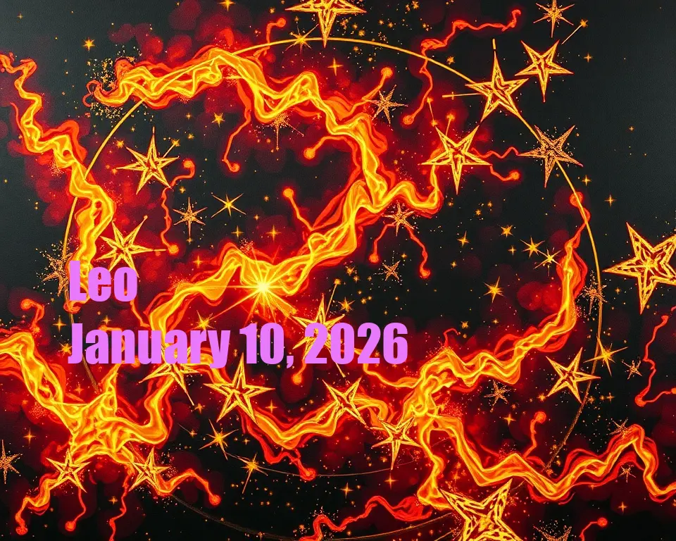 Leo - January 10, 2026