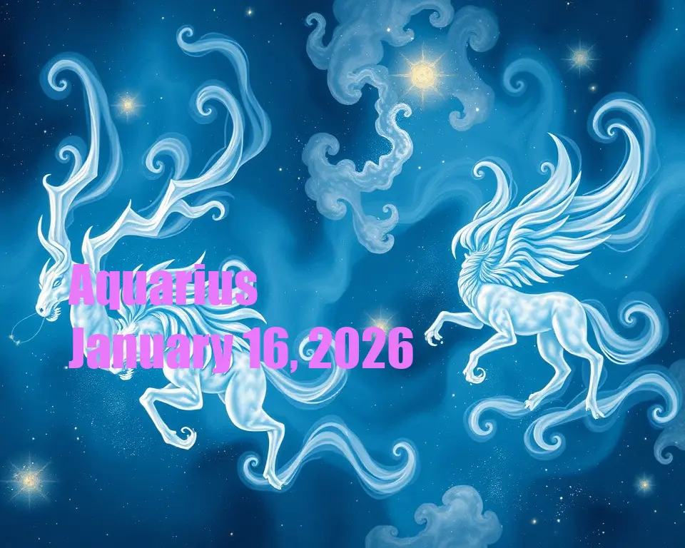 Aquarius - January 16, 2026