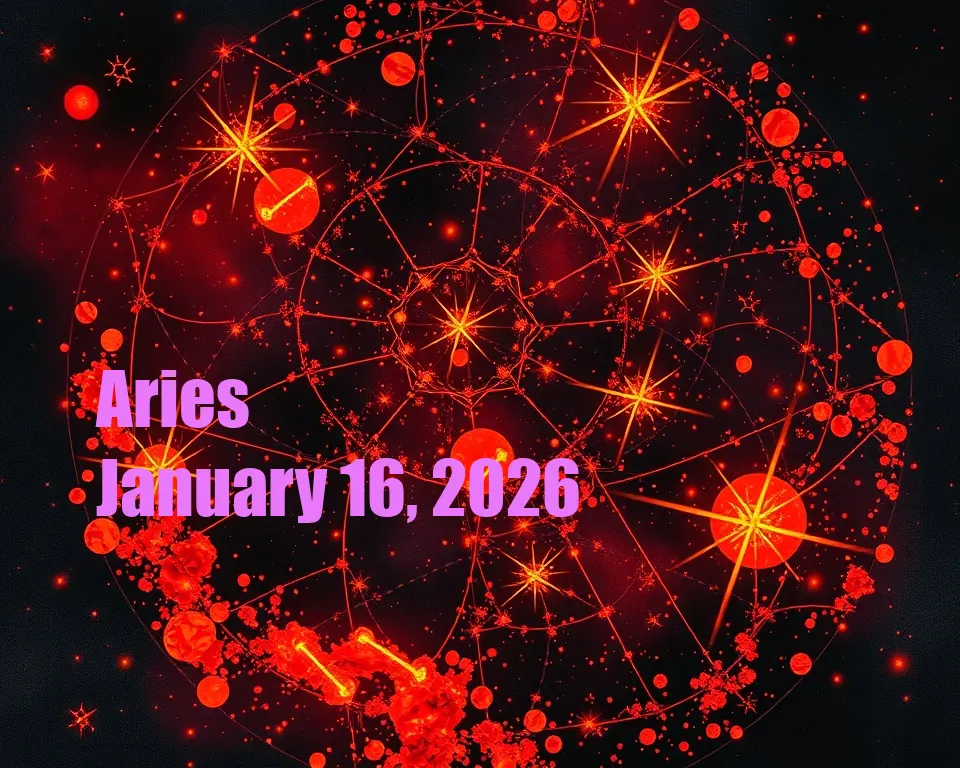 Aries - January 16, 2026