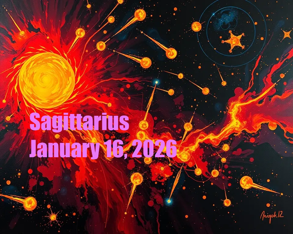 Sagittarius - January 16, 2026