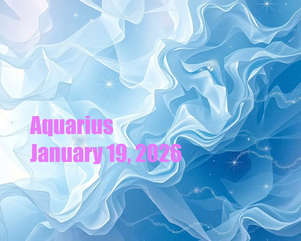 Aquarius - January 19, 2026