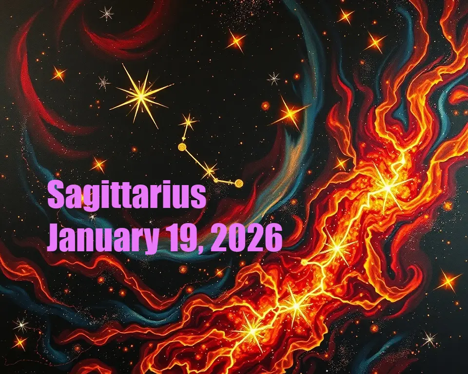 Sagittarius - January 19, 2026