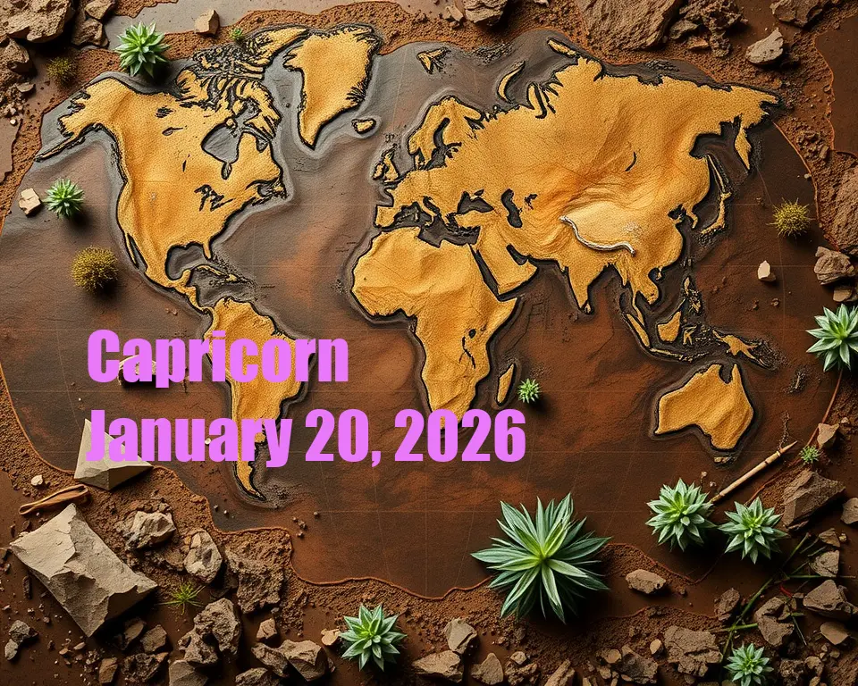 Capricorn - January 20, 2026