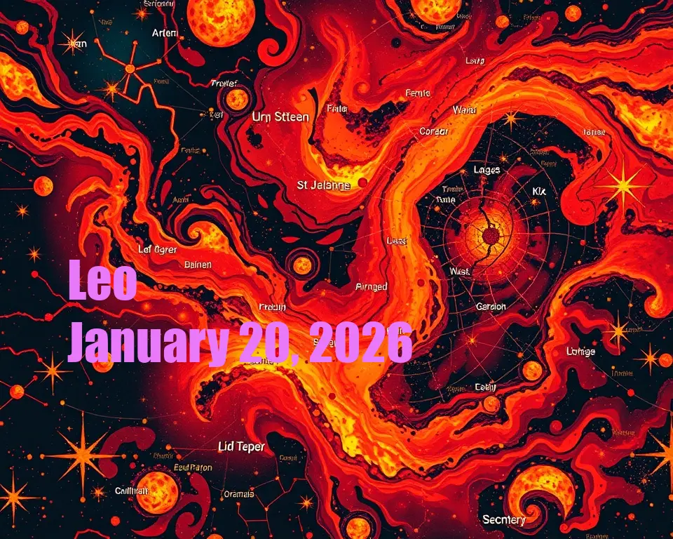 Leo - January 20, 2026