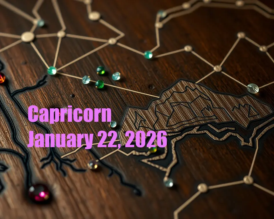 Capricorn - January 22, 2026
