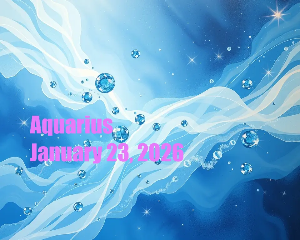 Aquarius - January 23, 2026