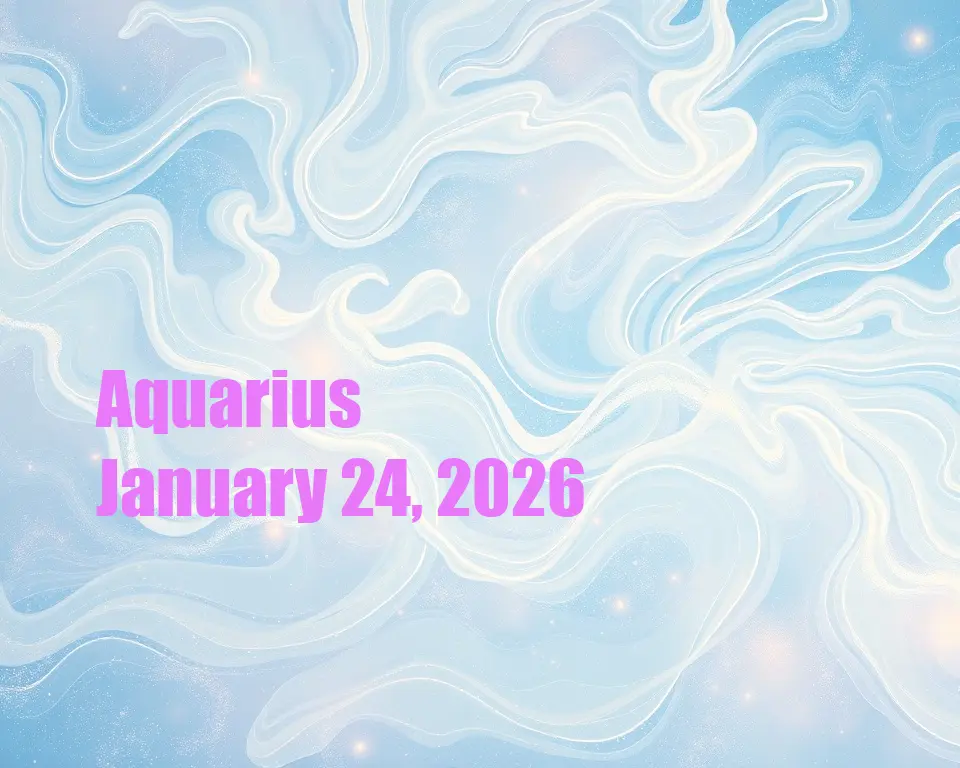 Aquarius - January 24, 2026