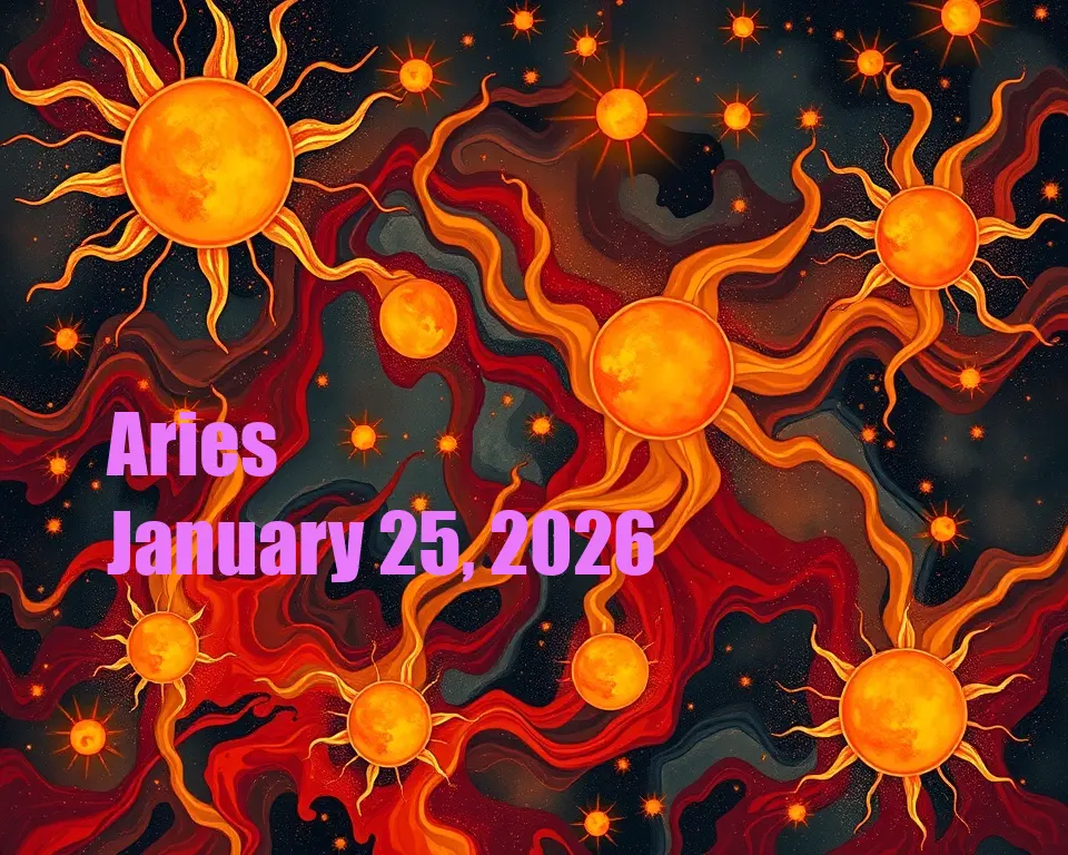 Aries - January 25, 2026