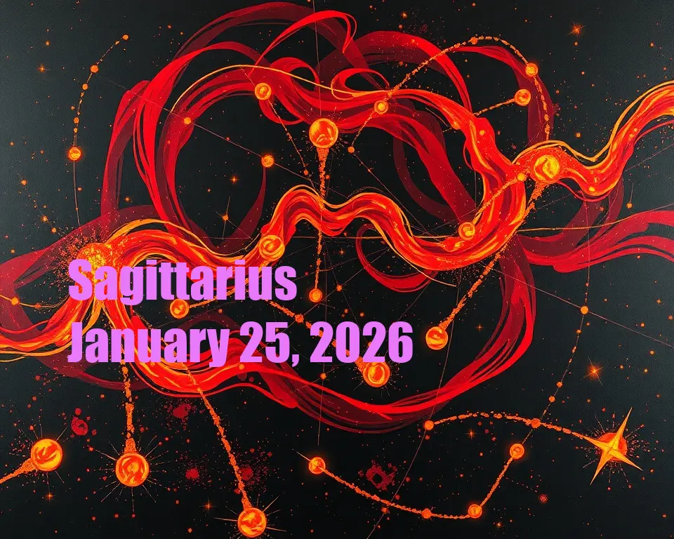 Sagittarius - January 25, 2026