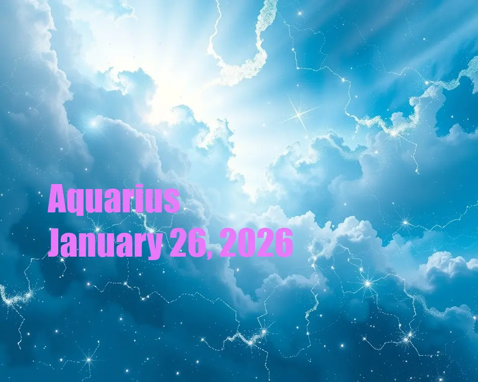 Aquarius - January 26, 2026