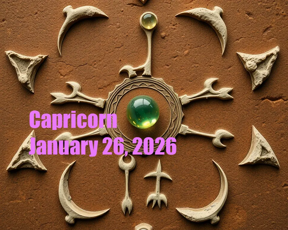 Capricorn - January 26, 2026
